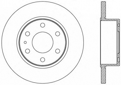 OPEN PARTS bda247110 -  Тормозной диск